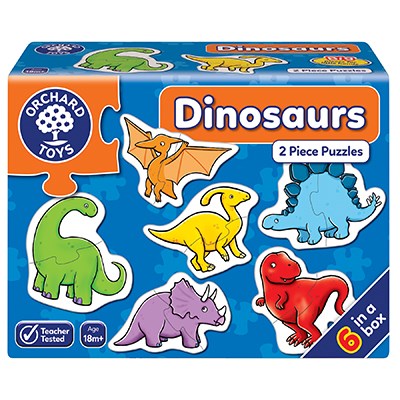 Dinosaurs - 6x2 Pieces