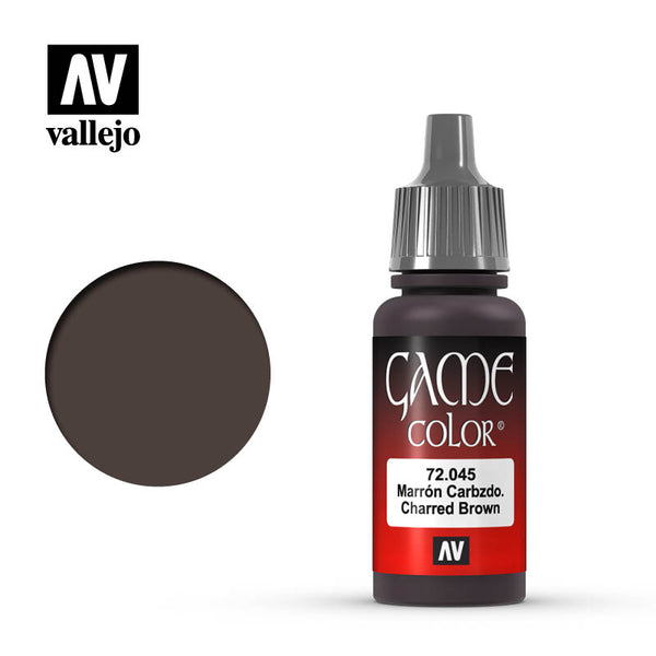 Vallejo Game Color - Charred Brown 17 ml