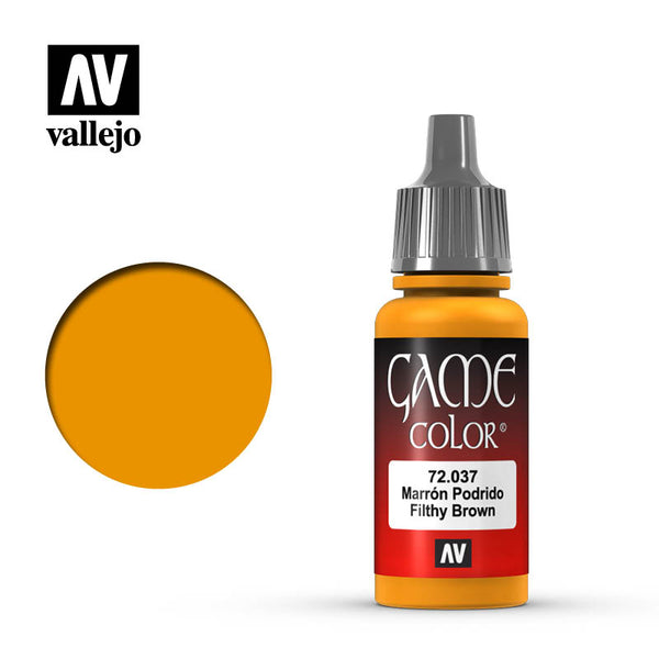 Vallejo Game Color - Filthy Brown 17 ml