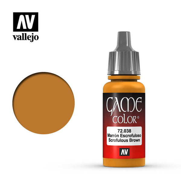Vallejo Game Color - Scrofulous Brown 17 ml