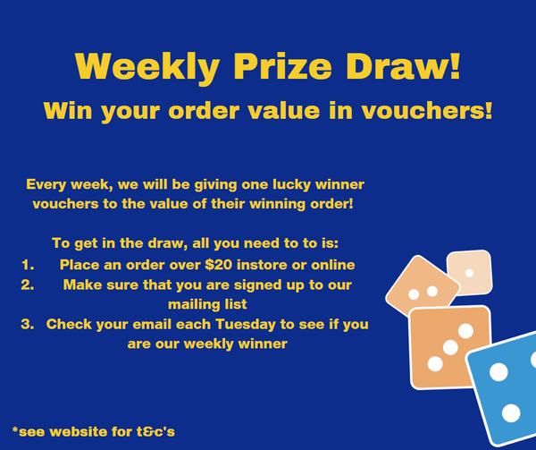 Win your order back in voucher!