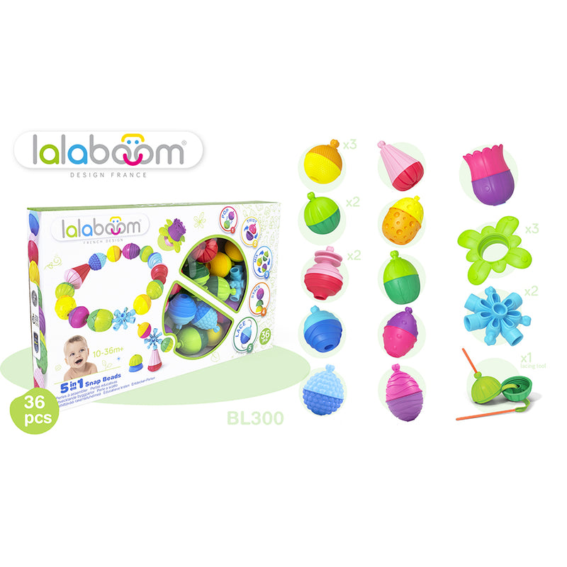 Lalaboom - 36 Piece Beads and Accessories