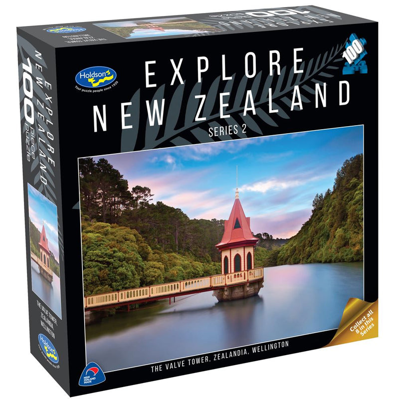 Explore New Zealand: The Valve Tower, Zealandia, Wellington - 100 pieces