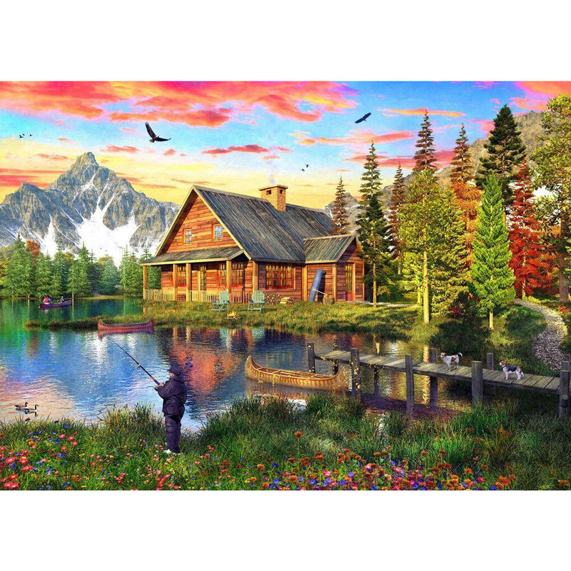 Sunsets: The Fishihng Cabin  - 1000 pieces