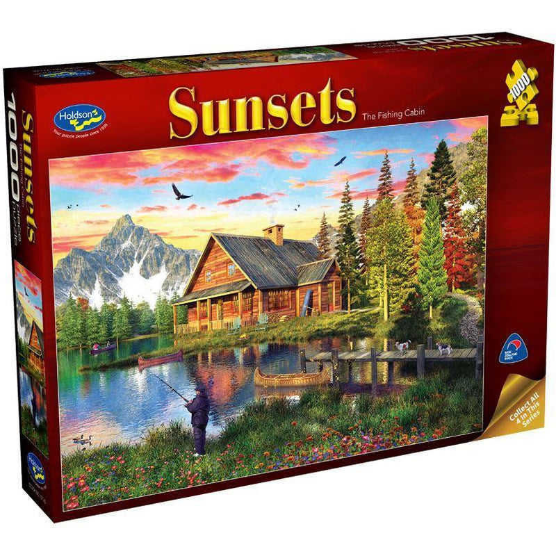 Sunsets: The Fishihng Cabin  - 1000 pieces