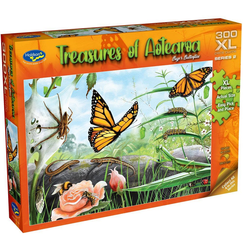 Treasures of Aotearoa: Bugs & Butterflies - 300 pieces