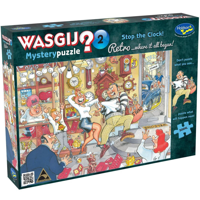 Retro WASGIJ Mystery 2: Stop the Clock! - 500 pieces