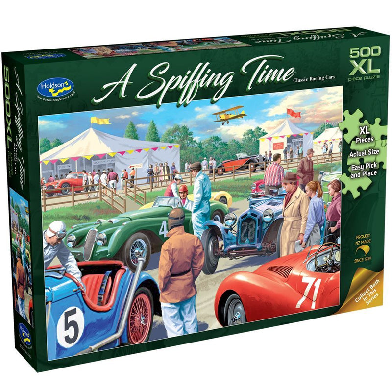 A Spiffing Time: Classic Racing Cars  - 500 pieces