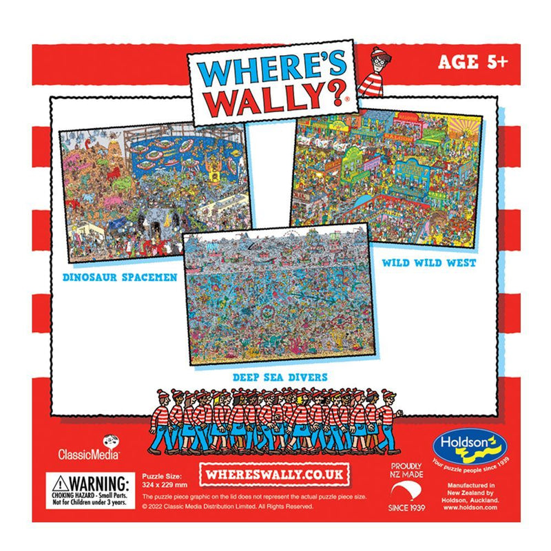 Where's Wally? Dinosaur Spaceman - 100 pieces