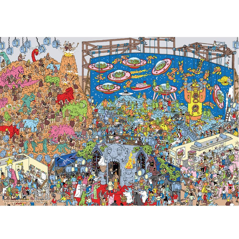 Where's Wally? Dinosaur Spaceman - 100 pieces