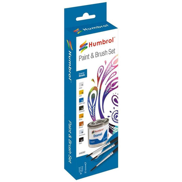 Humbrol - Enamel Metallic set