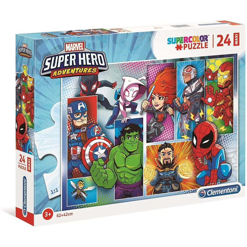 Super Colour: Maxi - Marvel Super Hero Adventures - 24pc