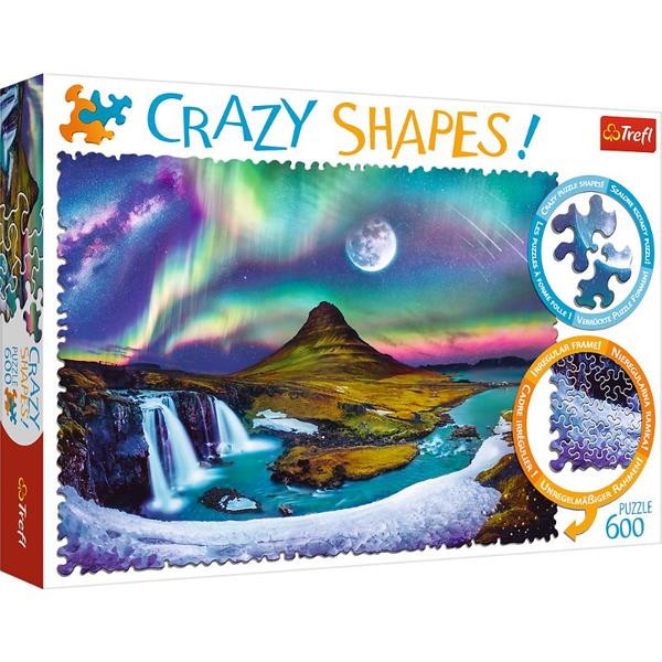 Crazy Shapes, Aurora over Iceland - 600 Pieces