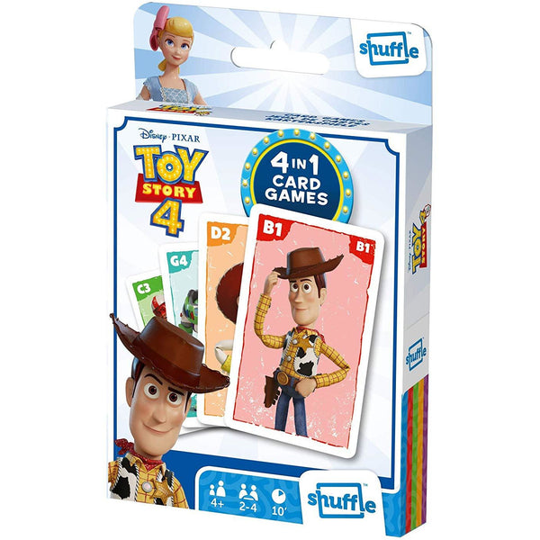 Shuffle - 4 in 1 Toy Story 4 Card Game