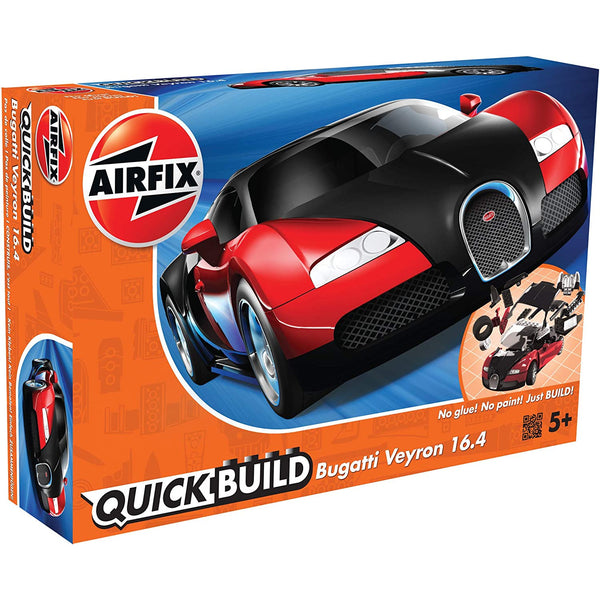 Airfix: Quickbuild - Bugatti 16.4 Veyron black/red