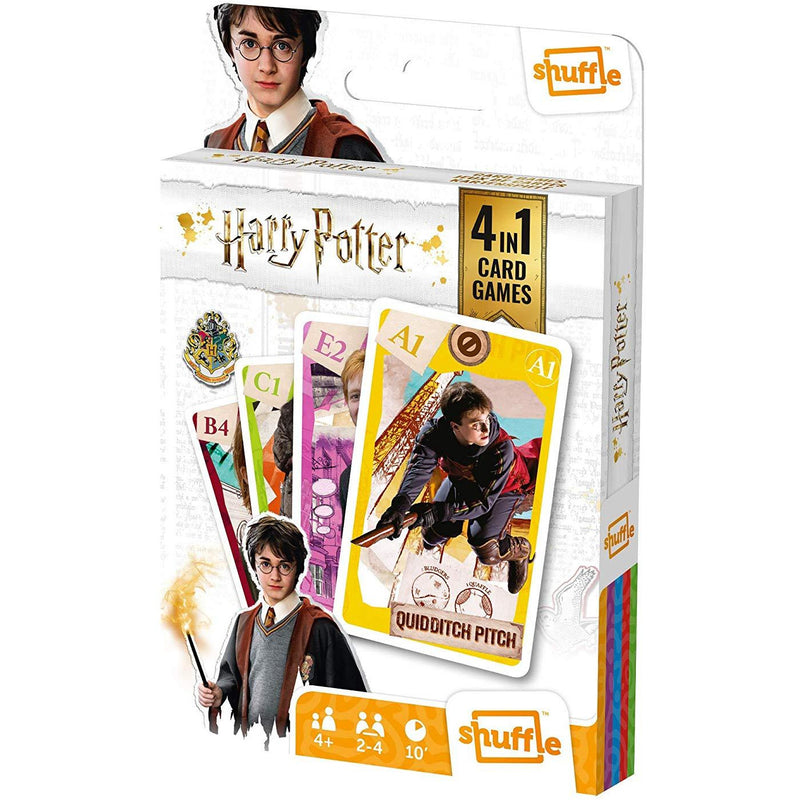 Shuffle - 4 in 1 Harry Potter Card Game