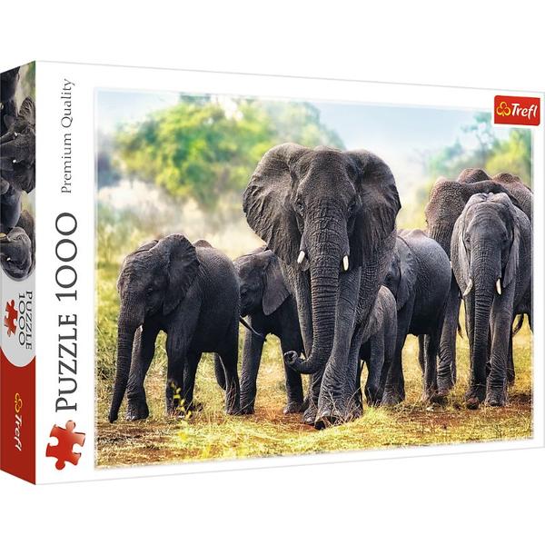 African Elephants - 1000 Pieces