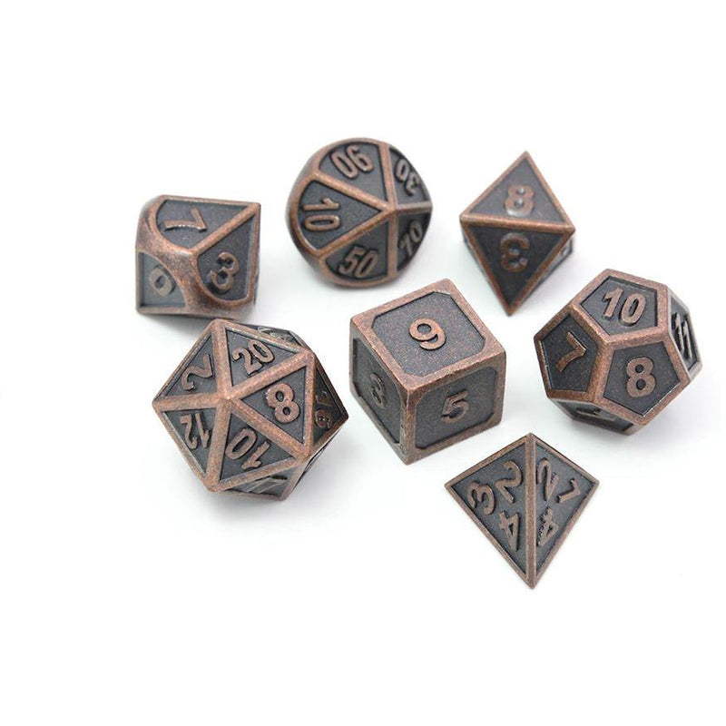 Metal Ancient Copper - Dice Set