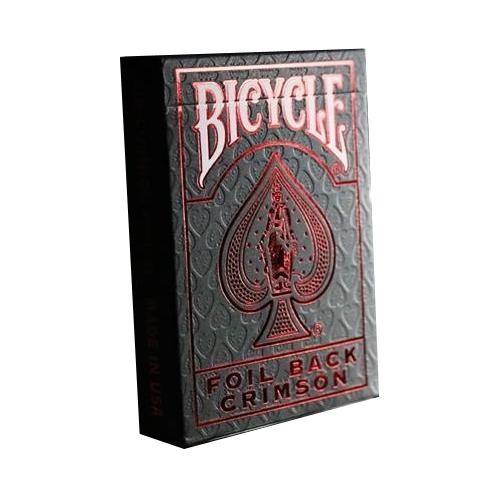 Bicycle Playing Cards - Foil Back Crimson