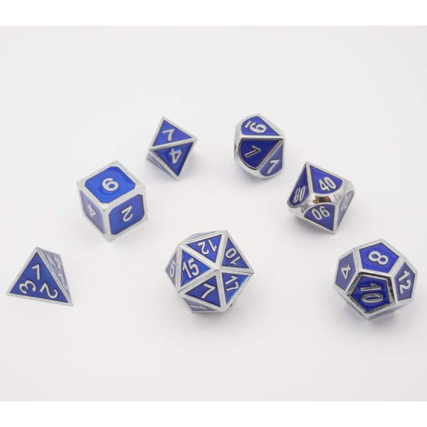 Metal Blue - Dice Set