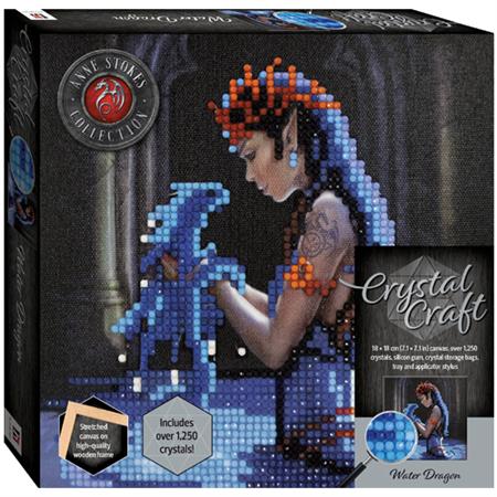 Crystal Craft Canvas: Anne Stokes: Water Dragon