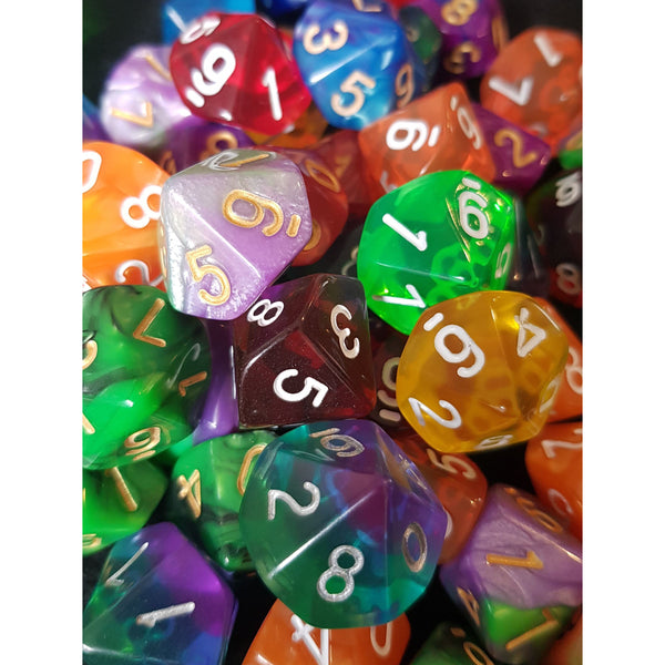 D10 Dice (Random Colour)