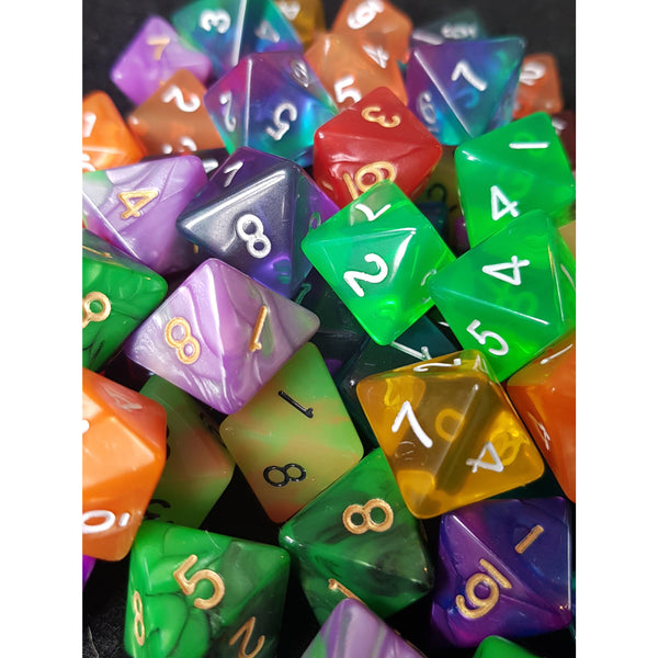 D8 Dice (Random Colour)