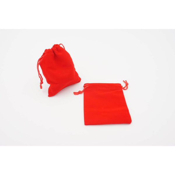 Velvet Dice Bag - Red