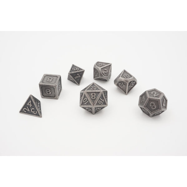 Metal Ancient Silver - Dice Set