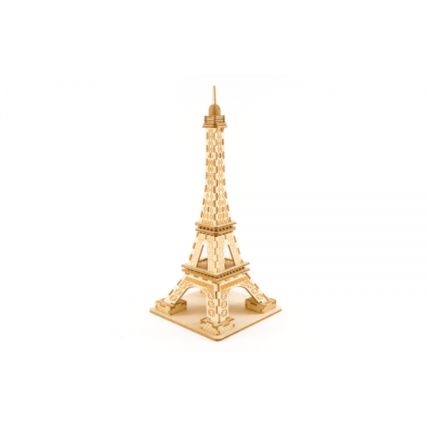 Ki-gu-mi Wooden 3D Puzzle - Eiffel Tower
