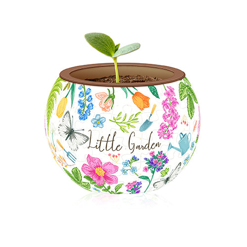 Flower Pot Puzzle, Little Garden - 80 Pieces