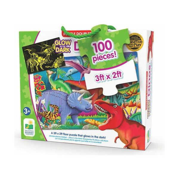 Glow in the Dark, Dinos - 100 Pieces