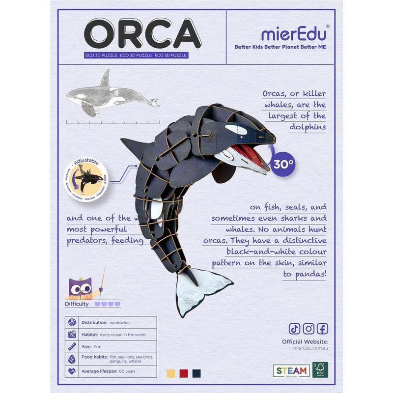 ECO 3D Puzzle - Orca