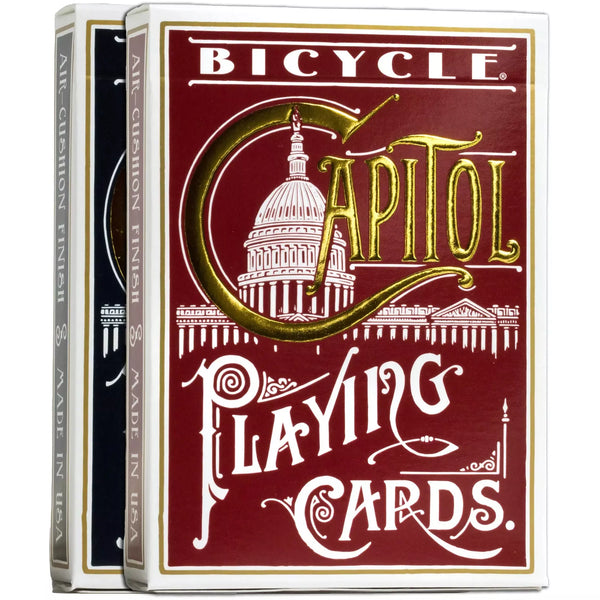 Bicycle Playing Cards - Capitol Red or Blue