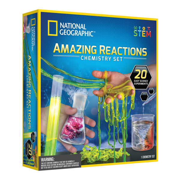 National Geographic - Amazing Reactions Chemistry Set
