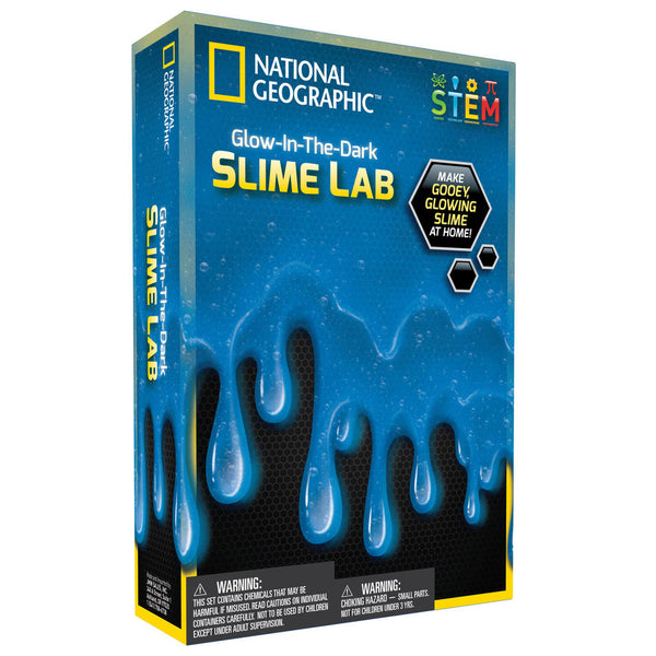 National Geographic - Slime Lab - Glow-in-the-Dark - Blue