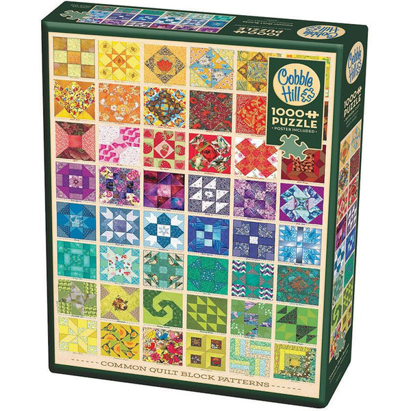 Common Quilt Blocks - 1000 pieces