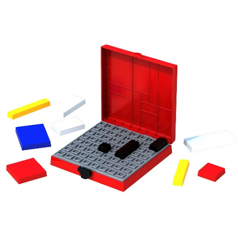 Mondrian Blocks - Red