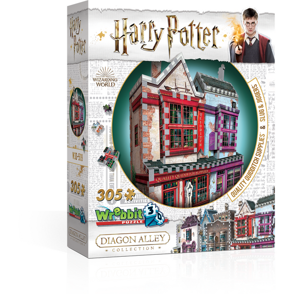 Diagon Alley - Quidditch Supplies, Slugs & Jiggers - 305 pieces