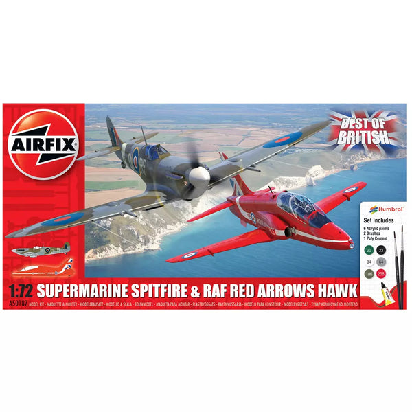 Airfix: Gift Set - Best of British Spitfire and Hawk 1:72