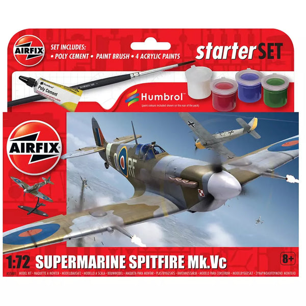 Airfix: Starter Set - Supermarine Spitfire Mk.Vc 1:72