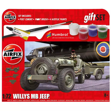 Airfix: Gift Set - Willys MB Jeep 1:72