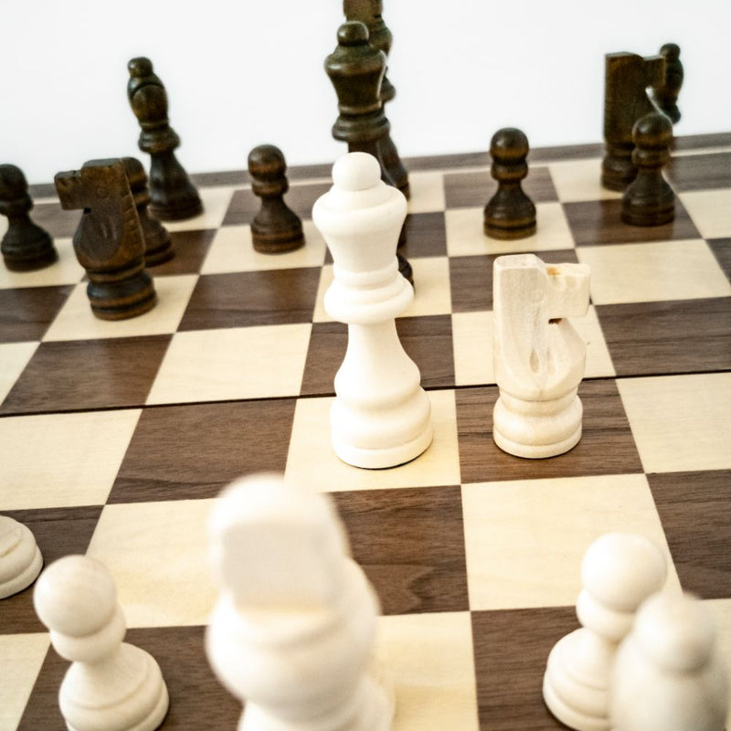 Chess, Checkers, and Backgammon Set - 40cm