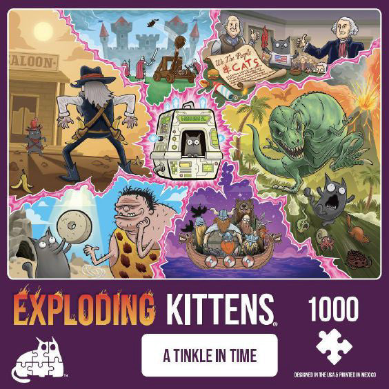 Exploding Kittens, A Tinkle In Time - 1000 pieces