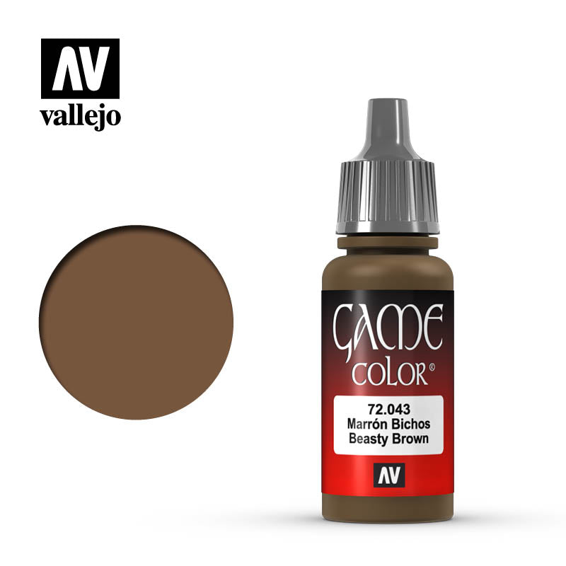 Vallejo Game Color - Beasty Brown 17 ml