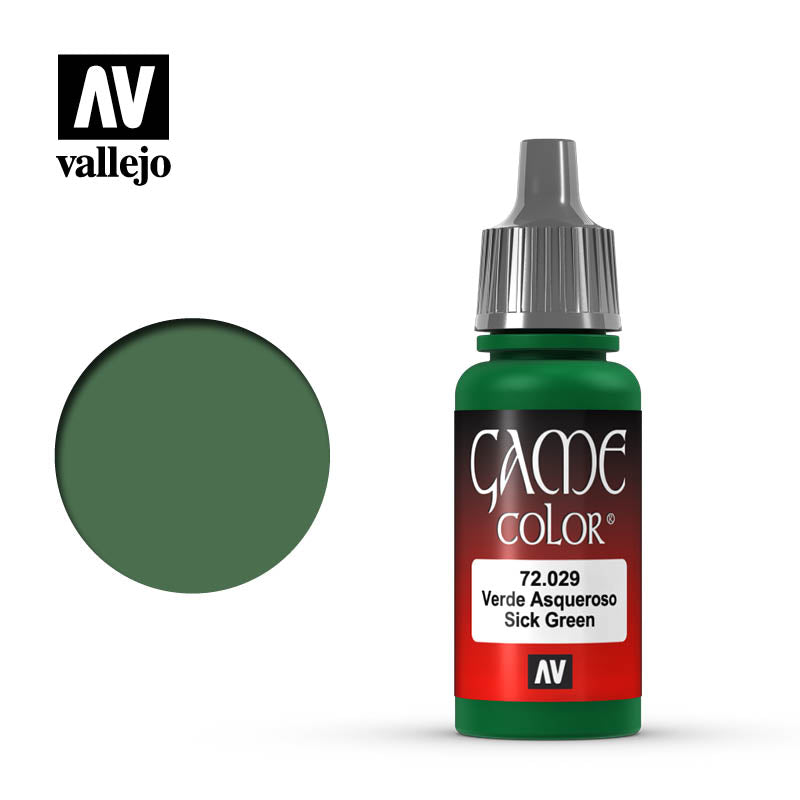 Vallejo Game Color - Sick Green 17 ml