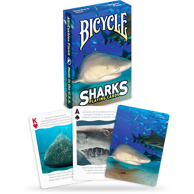 Bicycle Playing Cards - Sharks