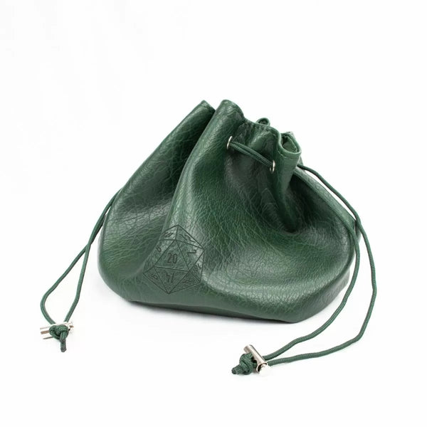 Multipocket Dice Bag Leather - Green