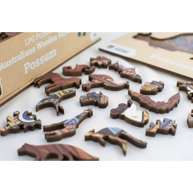 LPG Wooden Puzzle Australiana Series 01 - Possum