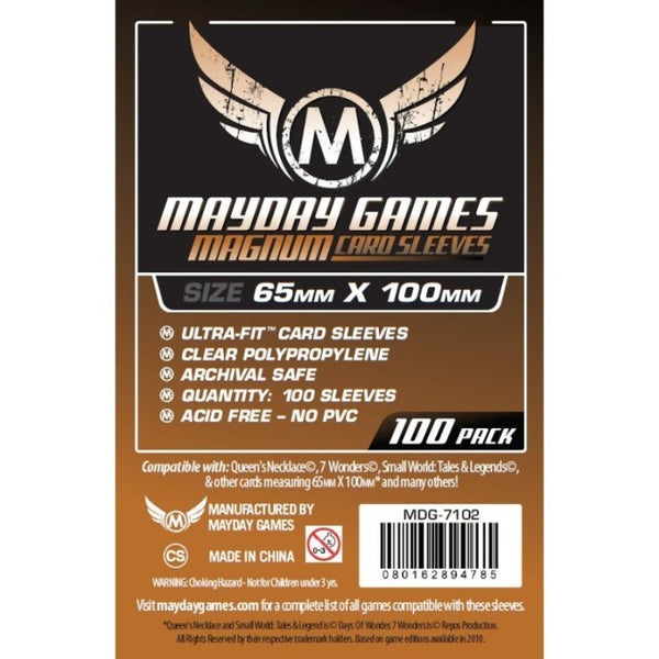 Mayday -Magnum Sleeves "7Wonders" (65mm x 100mm) - Copper
